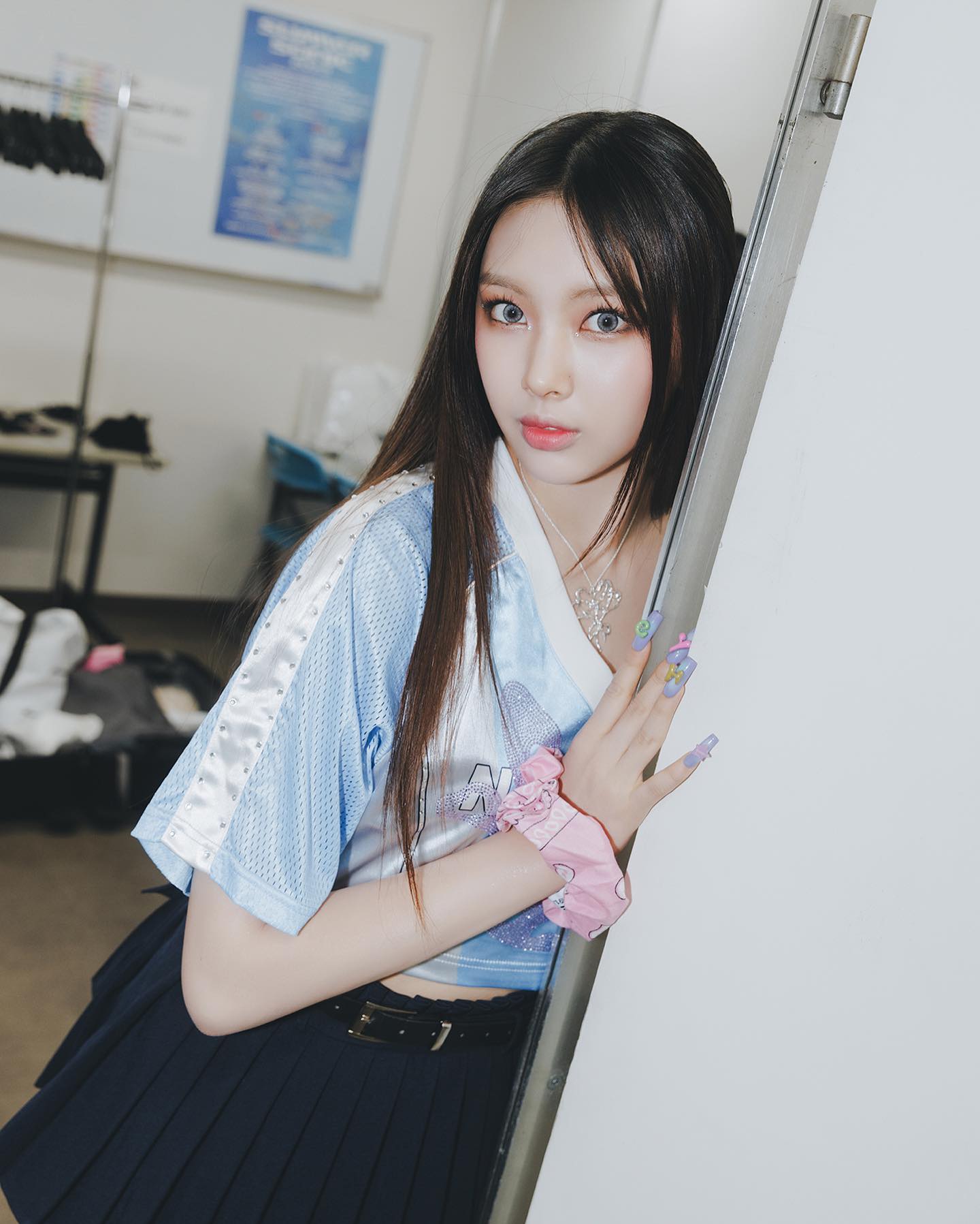 스크런치 활용한 손목 포인트📿💛 이미지"