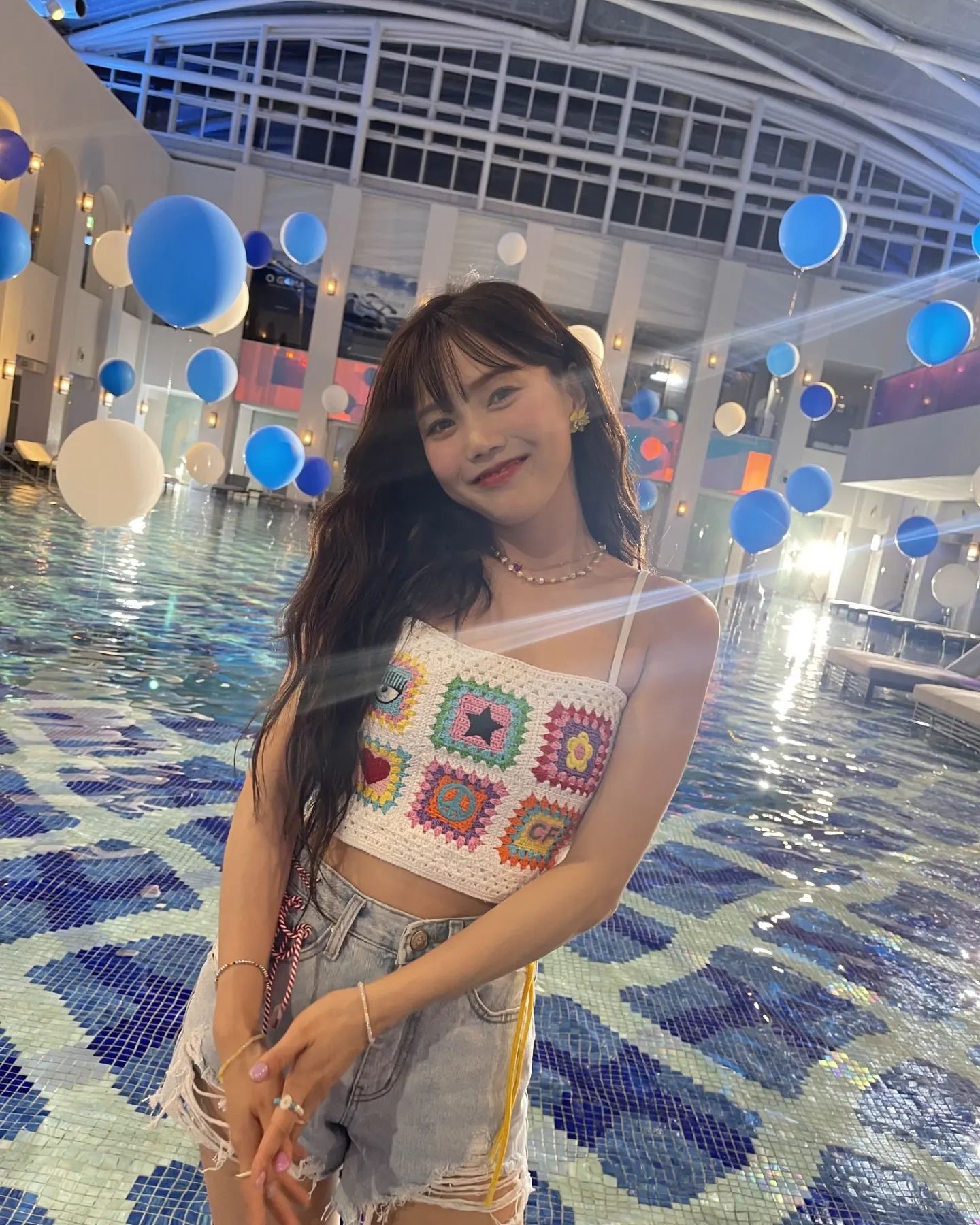 썸머 포인트템🌈알록달록 크로셰탑 이미지