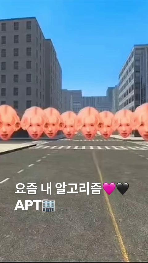 요즘 내 피드 알고리즘🩷🖤APT 이미지