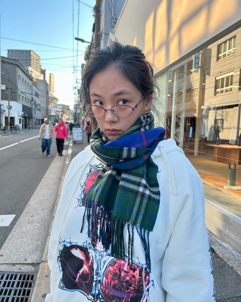 이렇게 코디해봐🇬🇧🧣체크 머플러 이미지