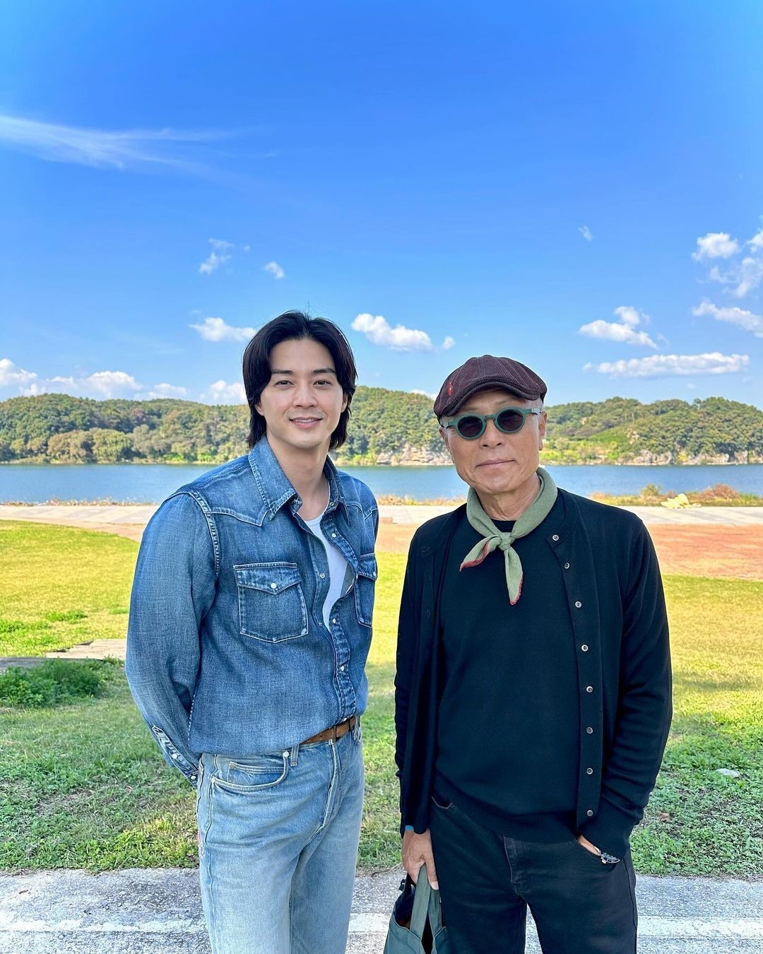 깔끔한 데님 셔츠는 요래👔⁠ 이미지