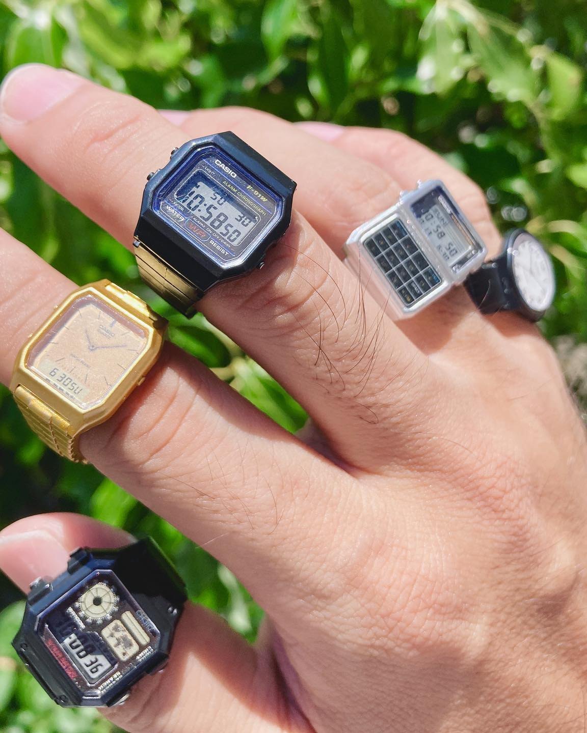 쓸데없이 뽐뿌오는 카시오 워치링⌚️💍 이미지