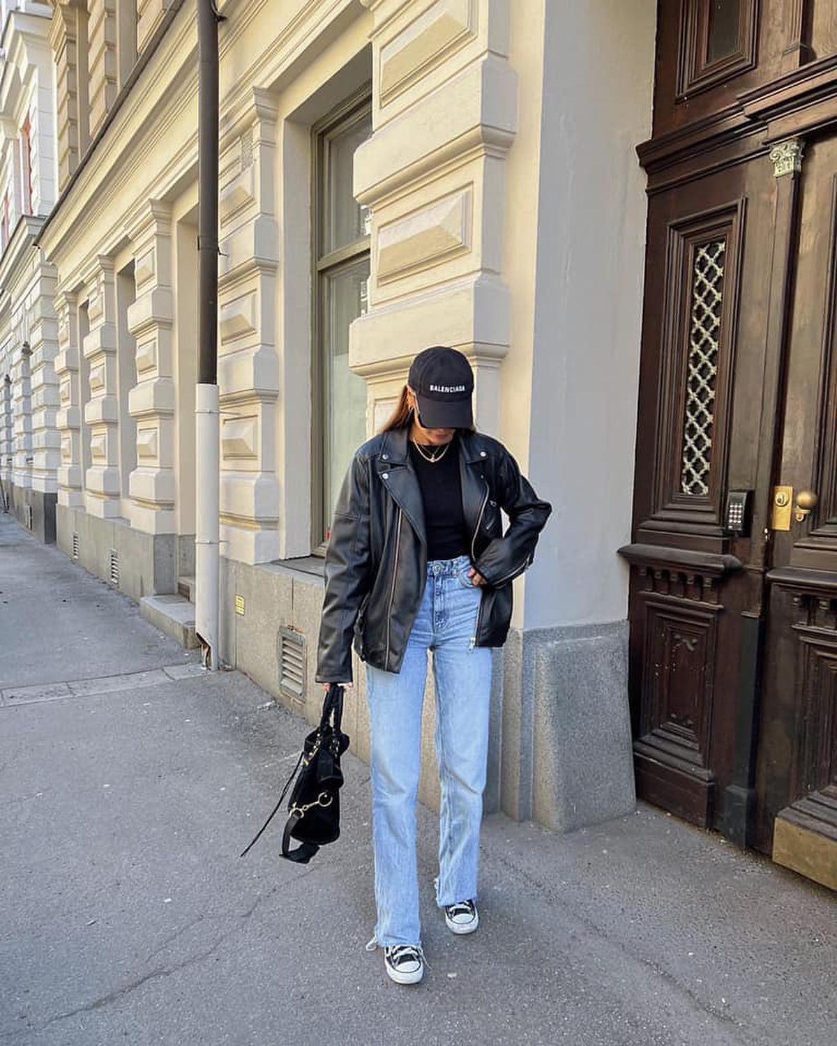 레더에 데님😎🖤 이미지4