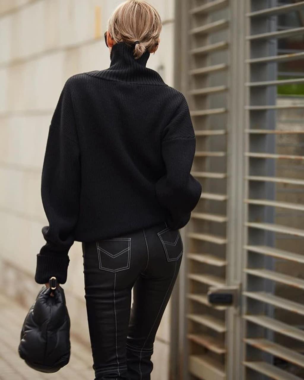 가을에도 블랙 패션 🖤 이미지