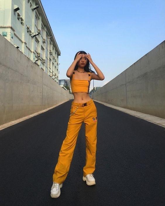 상큼한 오렌지 팬츠🍊 이미지