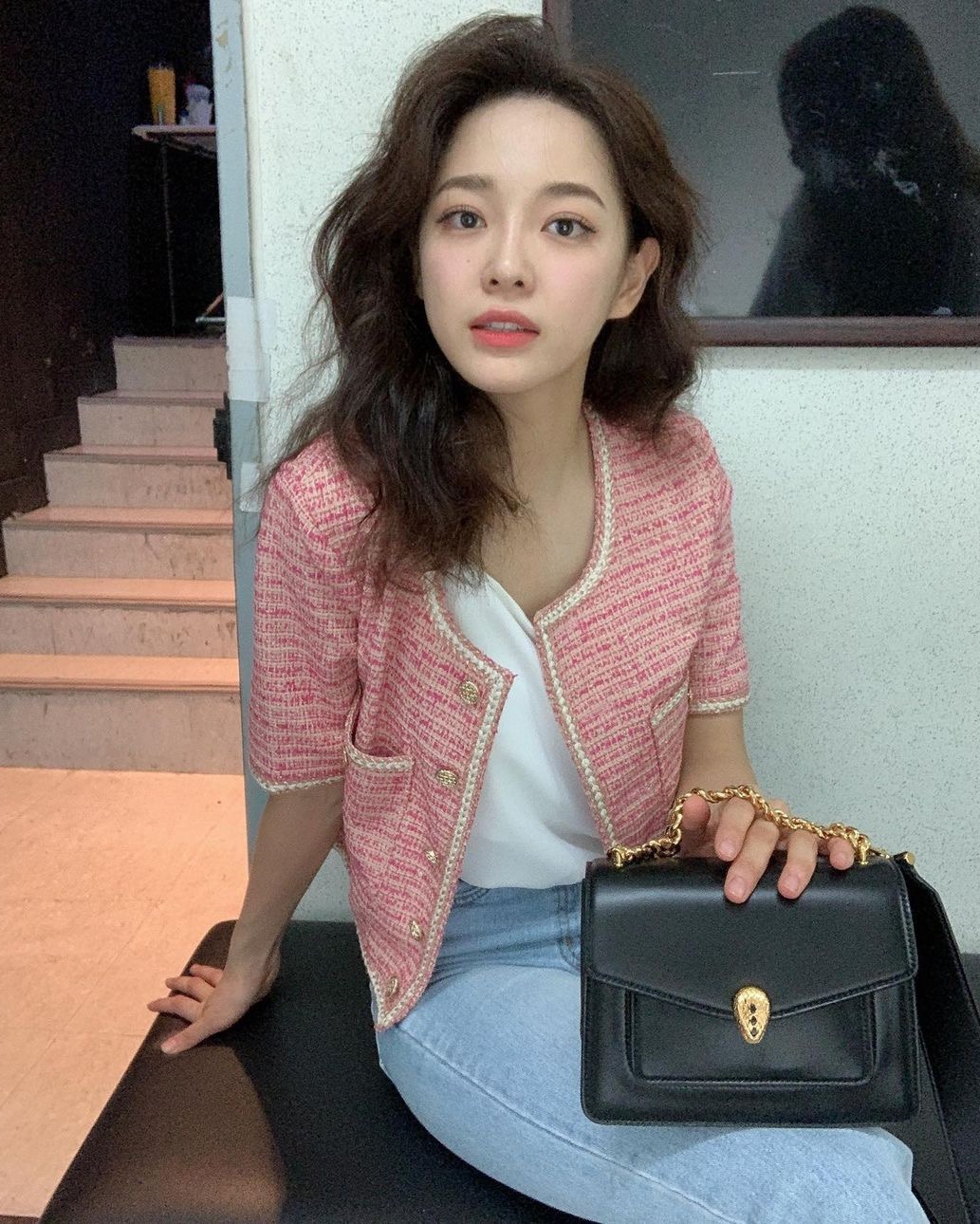 여름엔 러블리✨ 반팔 트위드💚​ 이미지