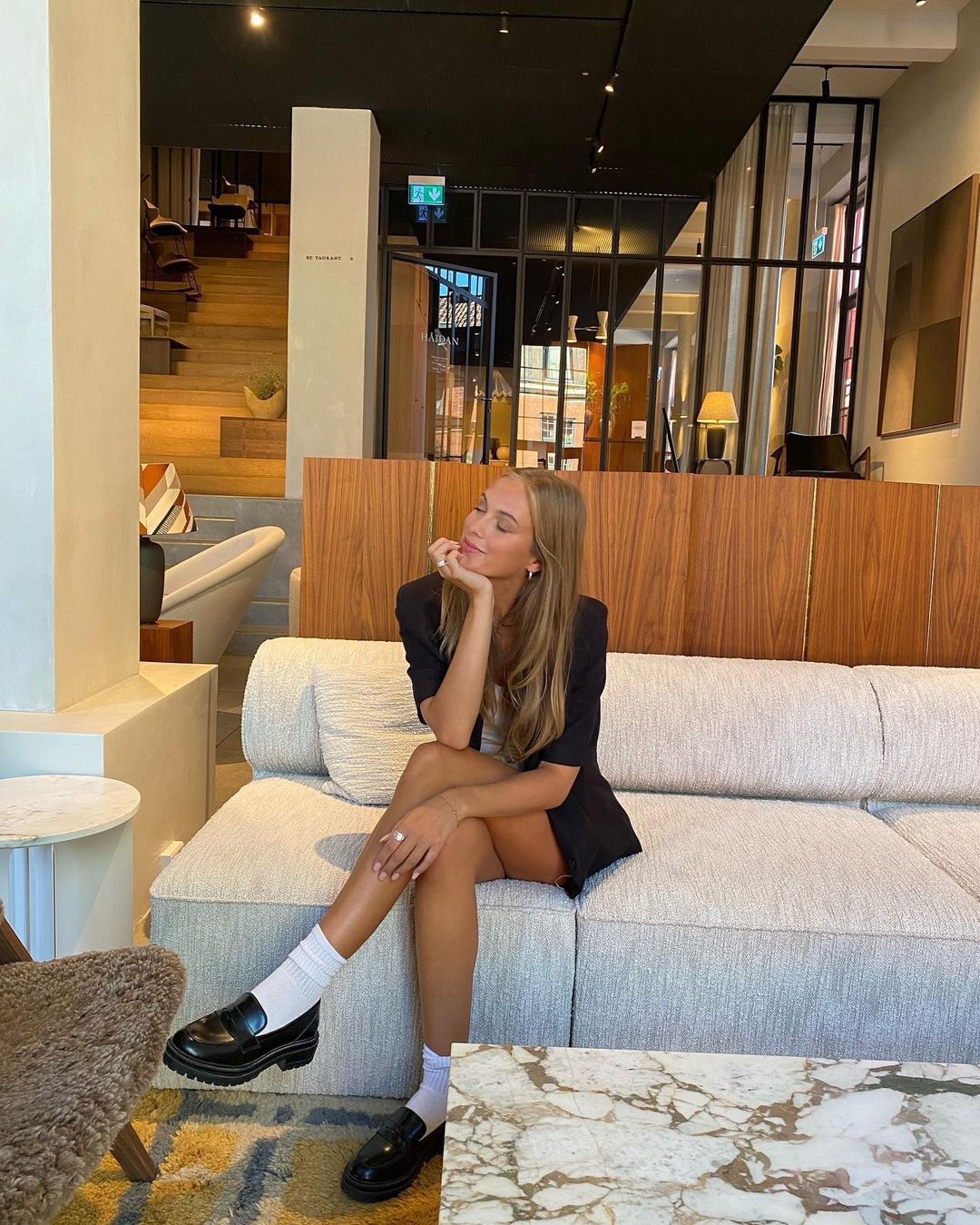 여름 로퍼 코디📸 흰양말 필수✍️​ 이미지7