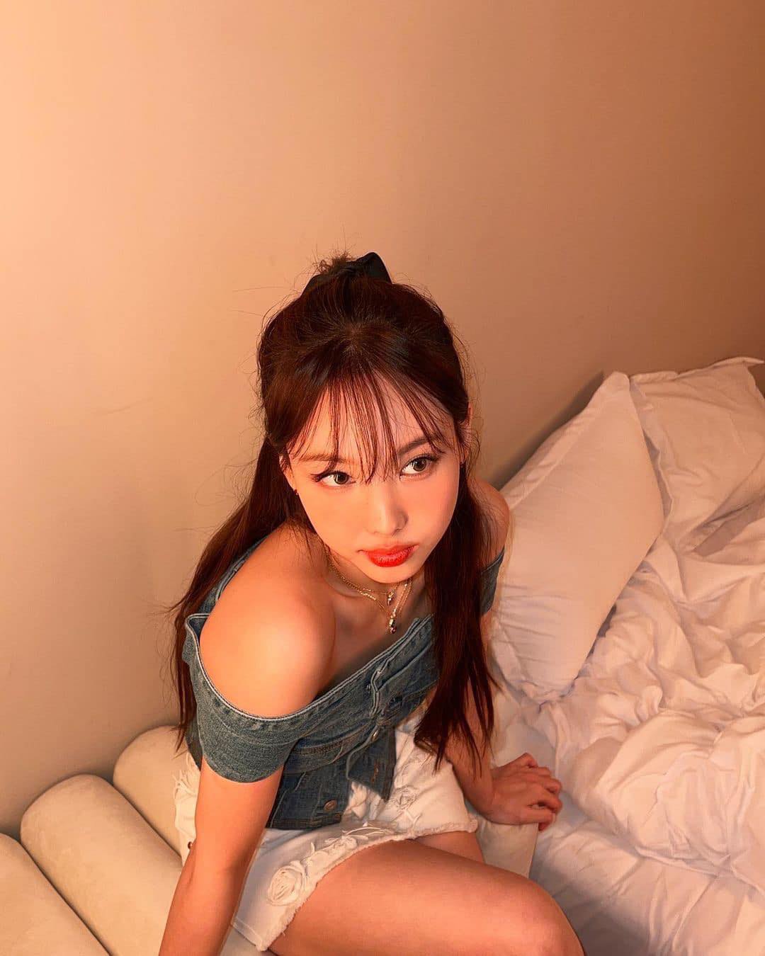 러블리한 데님 탑💙@도전해🪁​ 이미지"