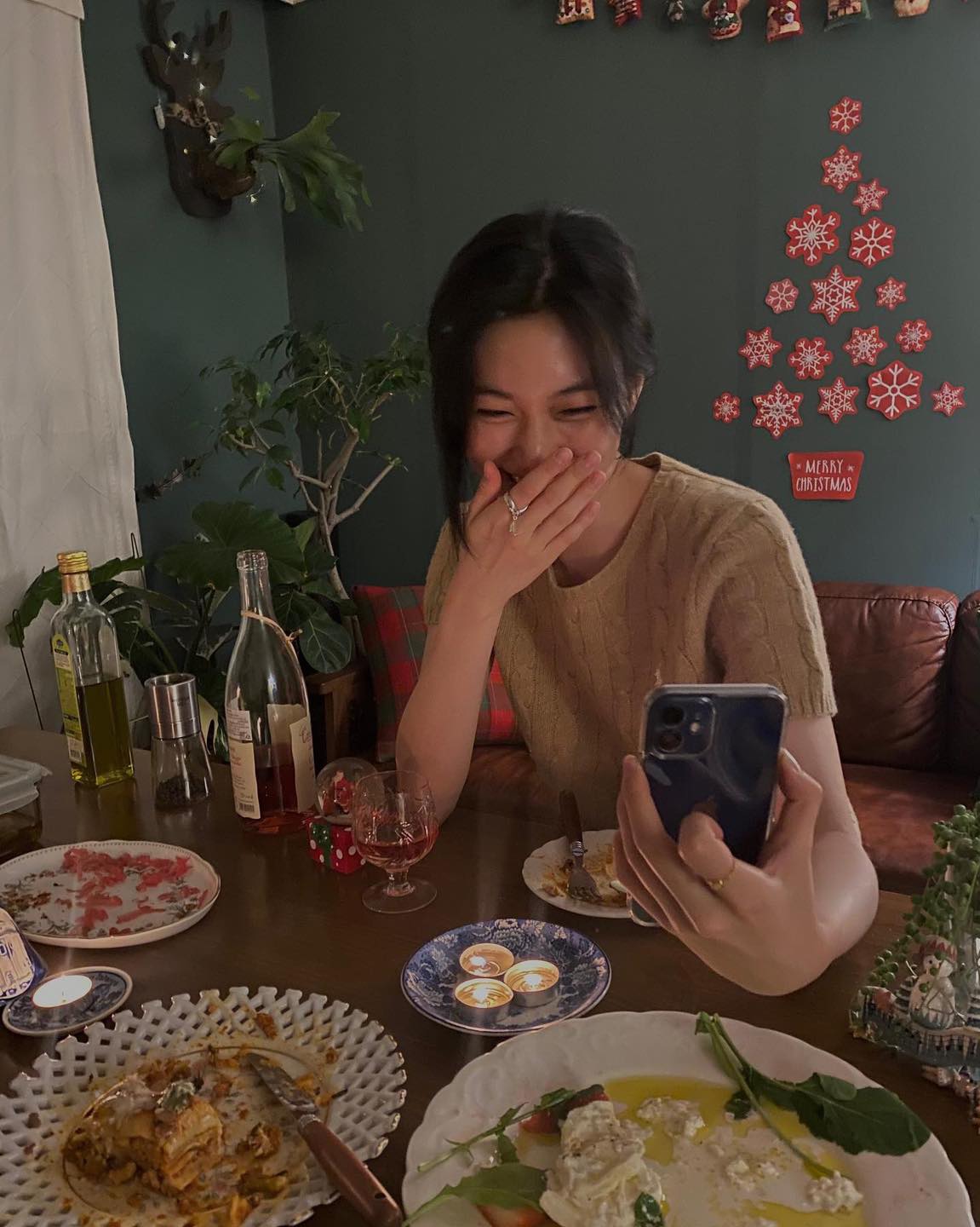 클래식 무드🍃꽈배기 반팔니트 이미지"